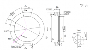 Hình 3.12. Bản vẽ dưỡng kiểm trục Ø162-Go