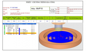  Hình 3.25. Gia công tinh mặt sau nhiệt luyện.