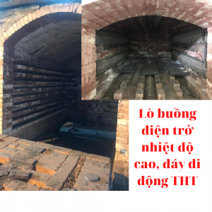 Lò buồng điện trở cao có đáy di động